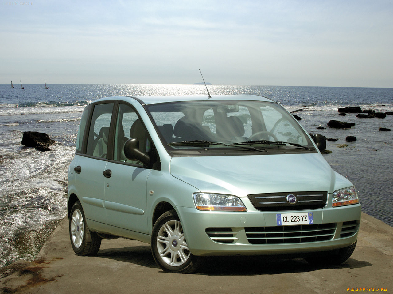 fiat, multipla, 2004, 
